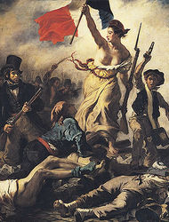 Vadpup | Eugène Delacroix - Vapaus johtaa kansaa
