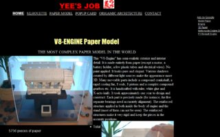V8-Engine paper Model | paperi v8