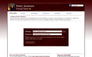 Peter Answers | kirjoittakaa näin peter. sitten jokin hullu vastaus sinun kaverillesi, eli pitäkää hauskaa tällä ;)
