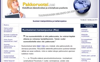 Pakkoruotsi.net | Lisää RKP:sta