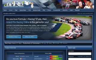 Grand Prix Racing Online - Formulamanageri | Monipuolinen ja ilmainen F1-manageripeli jossa vahva suomalaisedustus.