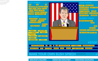 Kasaa oma Bush -puhe! | Kasaa sanoista puhe