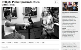 Basso TV | Hikisen Iltapäivän vieraina Sexhibition-messujen yhteydessä Suomessa vierailleet pornon supertähdet Lisa Ann ja Julia Ann.