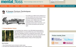 9 Insane Torture Techniques  | Yhreksän hullua keinoa kiduttaa.