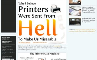 Printers were sent from hell
