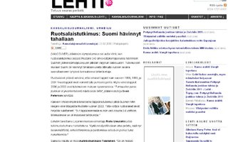 Ruotsalaistutkimus: Suomi hävinnyt tahallaan