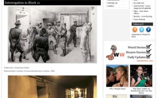  Auschwitz Then and Now | This exhibit contrasts contemporary photographs of these two camps, with images of what they were like 1940-45 as remembered by artist-survivors