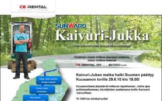 Kaivuri-Jukka | Seuraa Kaivuri-Jukan matkaa kohti Kuusamoa