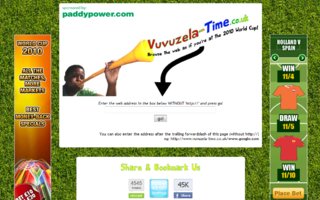 Vuvuzela torven säestys nettisivuille | Täältä saat vuvuzela-parven säestämään esimerkiksi riemurasian selailua