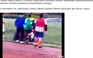 Joukkotappelu keskeytti Turun Piirin ottelun – katso video | Futis joukkotappelu 