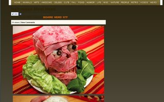 Halloween Meat Head | Here&#039;s an idea for your Halloween dinner! 