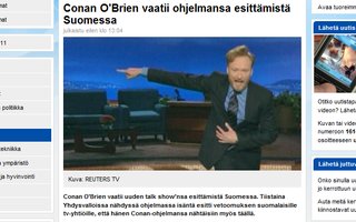 Conan O'Brien | Suomen punapäinen kuningas
