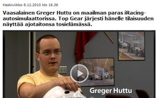 Greger Huttu | Maailman paras simulaattoriajaja tulee Suomesta