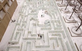 Labyrintti jäästä | 272 tonnia jäätä. Buffalo, USA