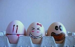 kananmunia naamoilla
