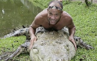 Unbelievable Friendship Between a Crocodile and a Human  | A Costa Rican named Chito has a very unusual friend – Pocho the crocodile...