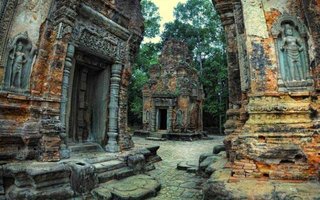 Lost in time - Cambodia | These awesome temples were rediscovered by Portuguese adventurers and Catholic missionaries in the 16th century and many were restored in 19th and 20th centuries.