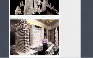 Amazing Card sculptor Brian Berg | Meet Bryan Berg – the world’s most amazing sculptor who use cards for their work. The largest building erected them - 7.93 meters in height