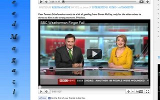 BBC Weatherman Finger Fail | BBC Weatherman Finger Fail