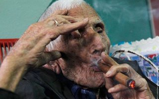 111 vuotias mies | Kuuban Ignacio Cubilla Banos on 111 vuotta.