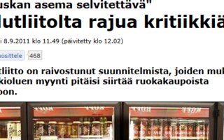 Keskiolut pois kaupoista. | Pekka Puska on THL-Terveyden ja hyvinvoiti laitoksen johtaja. Hän on laimentamassa kauppojen kaljaa=keskikalja siirtyy alkoon. Ainiin, Puska on myös Alkon varapuheenjohtaja!