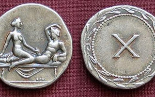 Coins of the Roman Empire | Coins of the Roman Empire, about 1 century AD In a strict sense it is not money, tokens, which were paid to prostitutes.