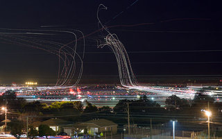 Air traffic long exposure photos | Air traffic long exposure photos - new type of art