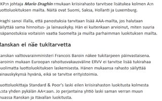 EKP haluaa Suomelta lisätukea kriisirahastolle | Kohta ollaan poijjaaat ja tytöt maailman köyhimpiä ihmisiä, kun rahamme on jaettu muille köyhille. Mutta auttamisen ilohan on se suurin ilo, josta pidämme:)