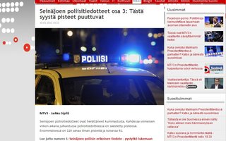 Selitys pisteiden puuttumiselle. | Tiedote Seinäjoen poliisin hengästyttävistä tiedotteista :)