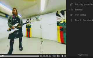 Hieno musiikkivideo | 360º musiikkivideo, liikuttele kursoria soittimen sisällä ja pidä vasenta nappia pohjassa -niin voit kääntää kuvaa.
