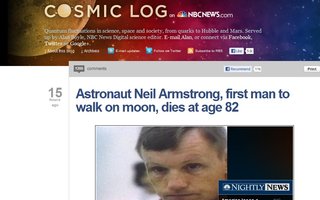 Neil Armstrong on kuollut