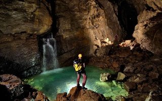 Gufr Berger, one of the deepest caves in the world | Welcome to the Gufr Berger cave in the French Alps. It’s more than 4,000 ft (1,200 m) deep.