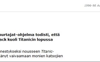 Myytinmurtajat Titanic | Jack kuoli turhaan?