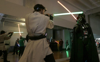 Jedi school in San Francisco | A group of fans of the film &quot;Star Wars&quot; from San Francisco opened Jedi lightsaber training classes.The club is called «Golden Gate Knights». 