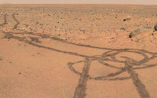 Nasa-mönkijä piirsi peniksen planeetan pinnalle