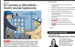 EU puuhaa jo liittovaltiota – Suomi seuraa tuppisuuna | Ne hyötyisivät tulonsiirto- ja velkaunionista – mutta eivät osallistuisi kustannuksiin. Suomi taas kuuluisi maksajiin – mutta seuraa tuppisuuna sivusta.