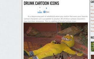Drunk cartoon icons | Its a depressing part of adulthood when you realize that even your favorite cartoon characters are susceptible to alcohol. All of these cartoon characters have lost their innocence. 