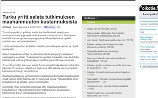 Turku yritti salata tutkimuksen maahanmuuton kustannuksista