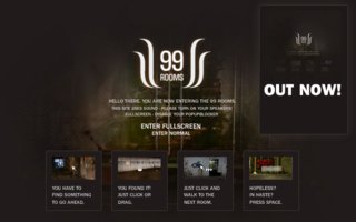 99 rooms | Seikkaile klikkailemalla 99 huoneen läpi mystisessä teollisuushallissa.