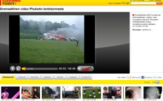 Dramaattinen video Phuketin lentoturmasta | Ruotsalaisturistit kuvasivat dramaattisen videon vain muutama sekunti Phuketin kohtalokkaan lento-onnettomuuden jälkeen.