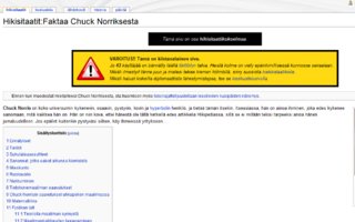 Lisää Chuck Norrista | Muutama fakta Norriksesta