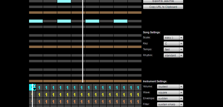 BeepBox, tee itse chiptune musiikkia | Helppokäyttöinen työkalu chiptune-biisien tekemiseen.