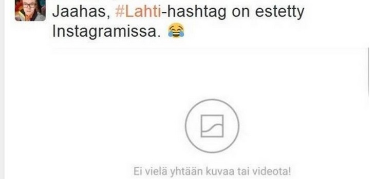 Lahti kiellettynä Instagrammissa | #Lahti