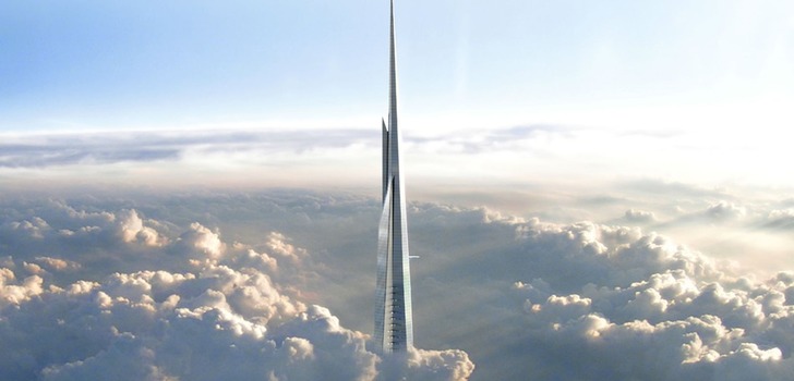 Saudi-arabiaan rakenteilla kilometrin torni